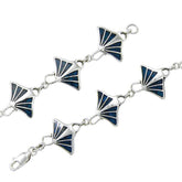 Manta Ray with Inlaid Silver Bracelet TBG545 - Bracelet
